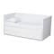 Baxton Studio Thomas White Wood Expandable Twin Size to King Size Daybed 167-10732 - alternate 1